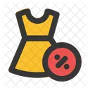 Dress Clothing Discount Icon