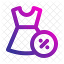 Dress Clothing Discount Icon