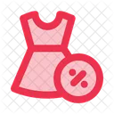 Dress Clothing Discount Icon