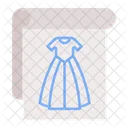 Dress Sketch  Icon