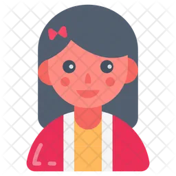 Dressed girl  Icon