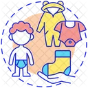 Dressing baby  Icon