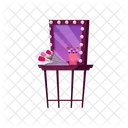 Dressing Room Table Mirror Icon