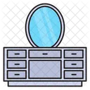 Mirror Dressing Drawer Icon