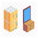 Dressing Table Vanity Mirror Icon