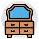 Dressing Table Furniture Interior Icon
