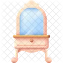 Dressing Table Furniture Mirror Icon