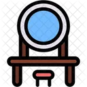 Dressing Table Dressing Room Mirror Icon