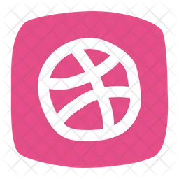 Dribbble Logo Icon