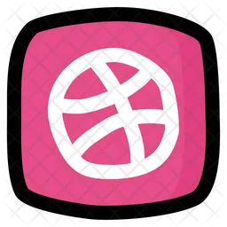 Dribbble Logo Icon