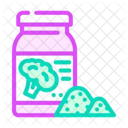 Dried Broccoli Jar  Icon