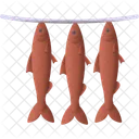 Dried Fish Fish Food Icon