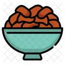 Dried Fruit Sweet Snack Baking Ingredient Icon