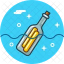 Drifting Bottle Drink Icon