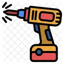 Drill Tool Construction Icon
