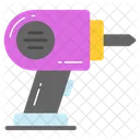 Drill Machine Construction Icon