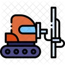 Drill Machine Vehicle Icon