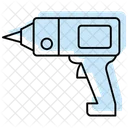 Drill Machine Color Shadow Thinline Icon Icon