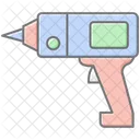 Drill Machine Lineal Color Icon Icon