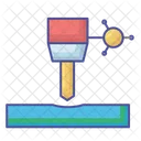 Drill Press Lineal Style Iconscience And Innovation Pack Icon