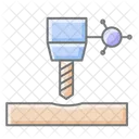 Drill Press Awesome Lineal Style Iconscience And Innovation Pack Icon