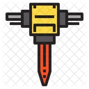 Driller Tool Construction Icon