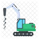 Drilling Bulldozer  Icon