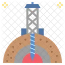 Drilling Geology Exploration Icon