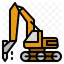 Drilling Machine Truck  Icon