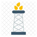 Oil Background Tower Icon