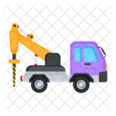 Boring Truck Drilling Truck Drilling Vehicle Icon