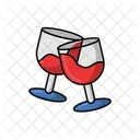 Drink Glass Two Glasses Icon