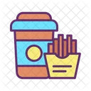 Drink French Fries Cold Drink Icon