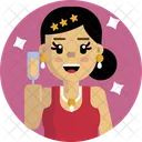 Drink Wine Woman Icon