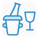 Drink Alcohol Basket Icon