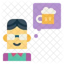 Drink Thinking Doubt Icon