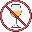 Drink Beverage Prohibited Icon