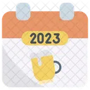 Drink 2023 Calendar Symbol