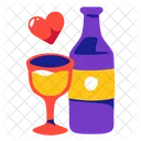 Drink Bottle Love Icon
