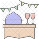 Drink Celebration Lineal Color Icon Icon