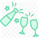 Food Celebration Duotone Line Icon Icon