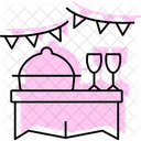 Drink Celebration Color Shadow Thinline Icon Icon