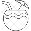 Pineapple Thinline Icon Icon