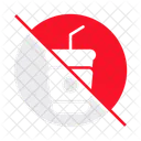 Drink Trash Forbidden Icon