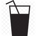 Drink Glass Straw Icon