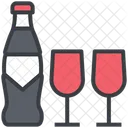 Christmas Drink Champagne Icon