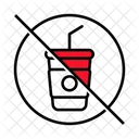 Drink Trash Forbidden Icon