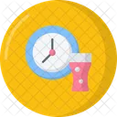 Drink Time Glass Beverage Icon