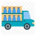 Drink Water Beverage Delivery Street Food Truck Icon