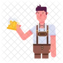 Drinking Beer Cowboy Beer Cowboy Drinking Icon